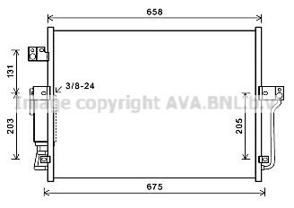 AVA QUALITY COOLING Kondensators, Gaisa kond. sistēma DW5118D